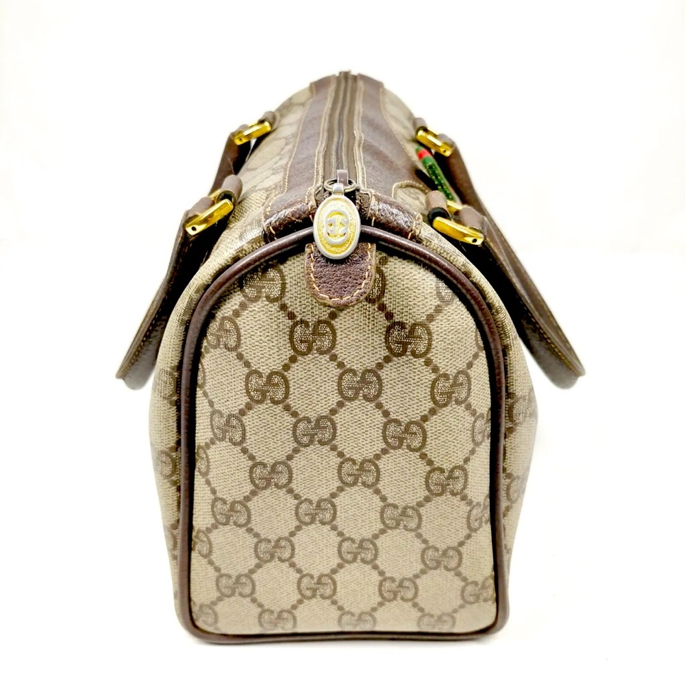 Vintage Gucci Hand Bag Sherry Line Brown PVC made in Italy 🇮🇹❤️🌹❤️🌹 - Picture 3 of 9